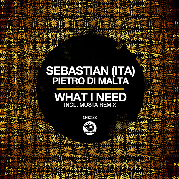 Sebastian (Ita), Pietro Di Malta - What I Need - SNK288 Cover