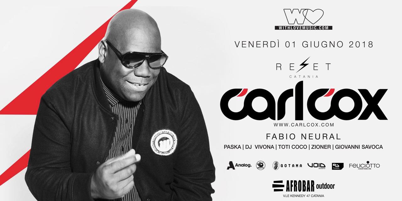 Carl Cox at Afrobar Catania (IT)